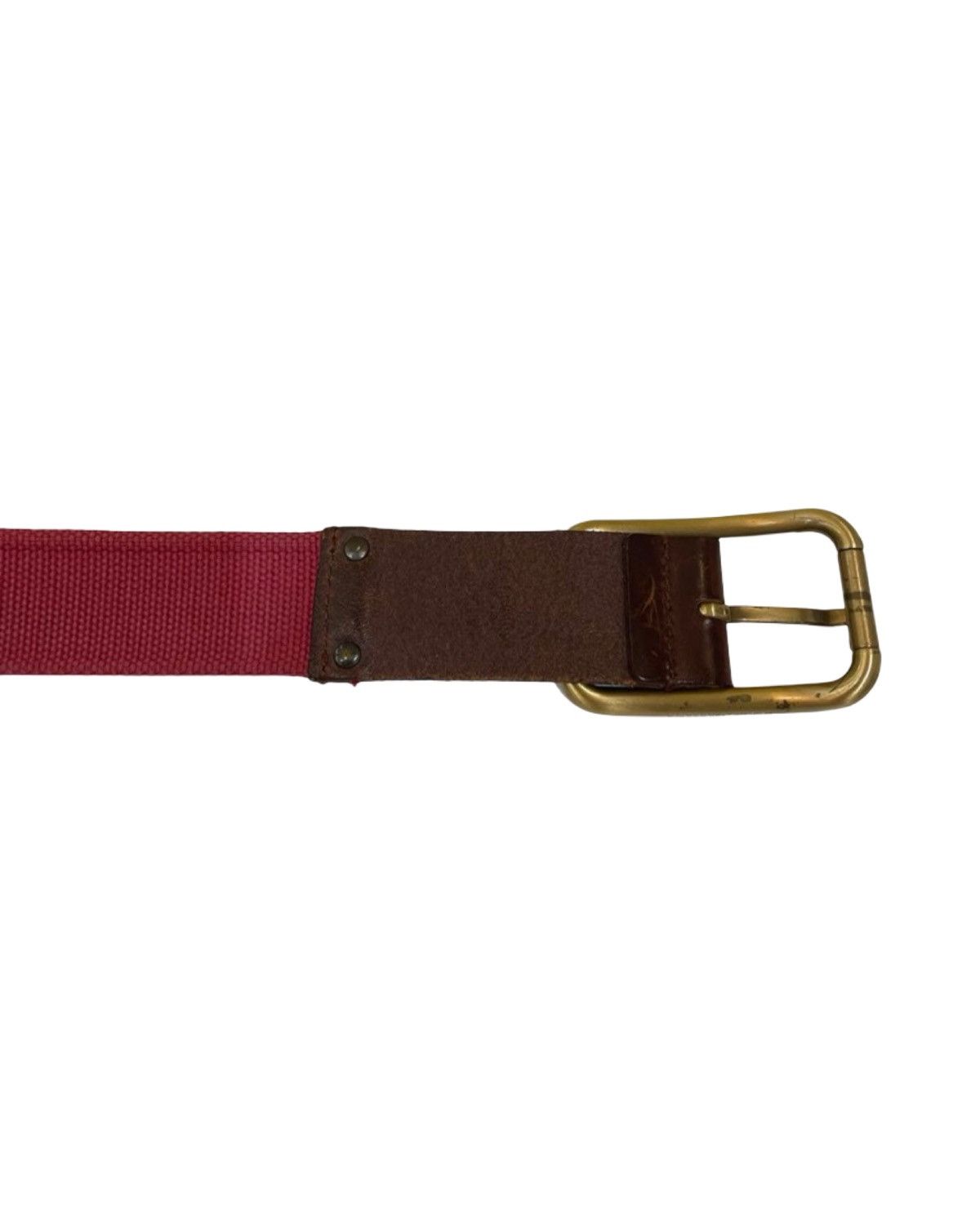 Dolce & Gabbana Studded Canvas Cotton Logo Belt Size ONE SIZE - 6 Thumbnail