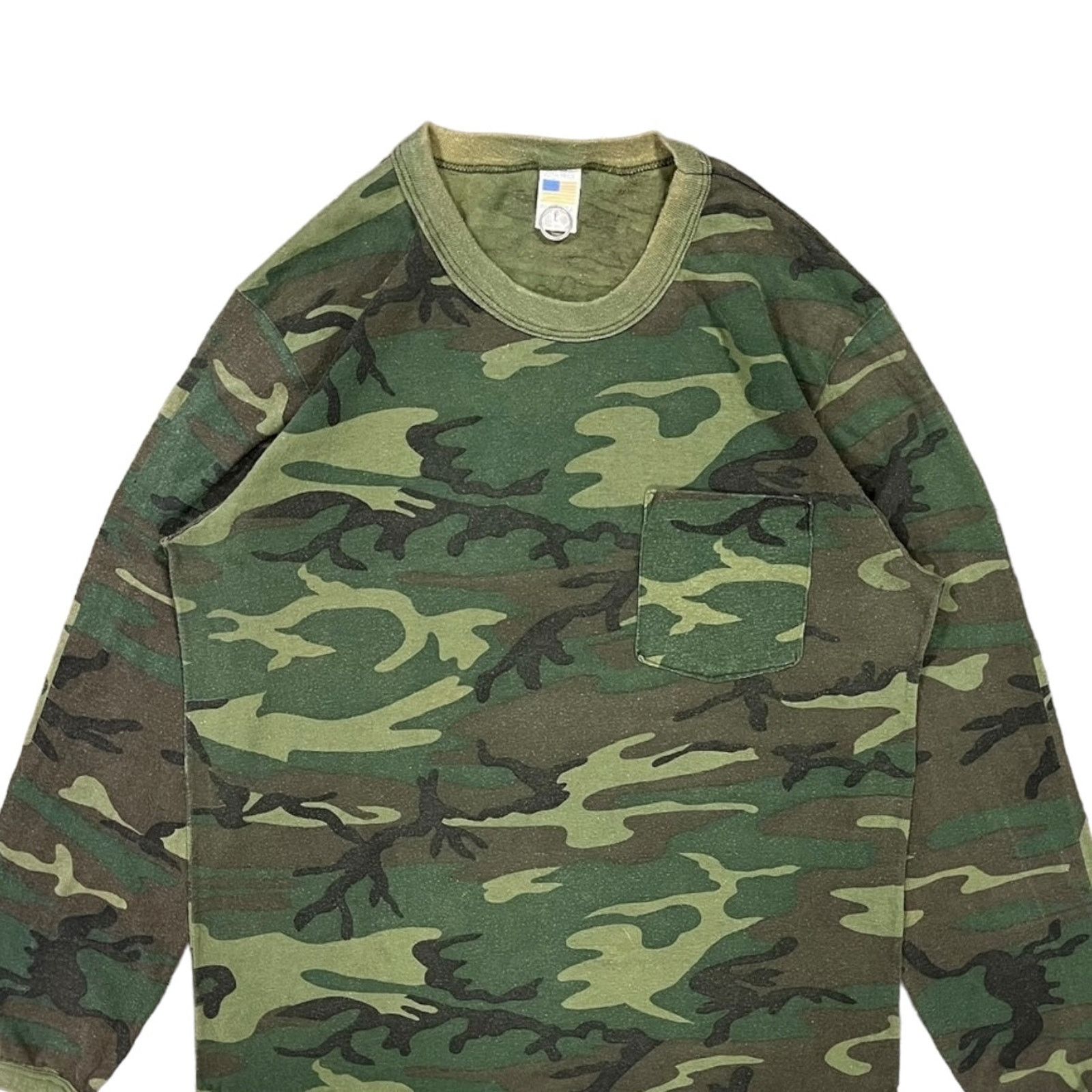 Other Vintage Camo Pocket Long Sleeve 90s Size US L / EU 52-54 / 3 - 2 Thumbnail