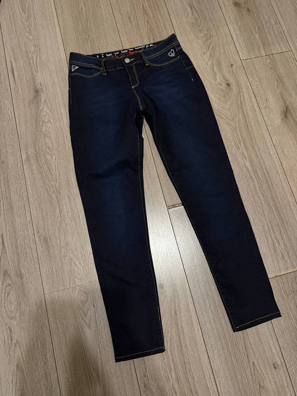 Desigual desigual jeans women size small blue Size 27" / US 4 / IT 40 - 2 Thumbnail