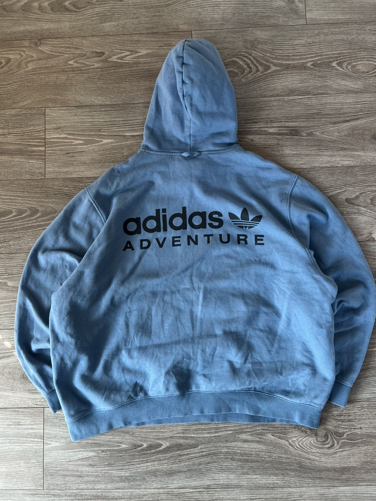 Adidas ‼️Adidas Adventure EQT Big Logo Regular Hood Hoodie ‼️ Size US XXL / EU 58 / 5 - 8 Thumbnail