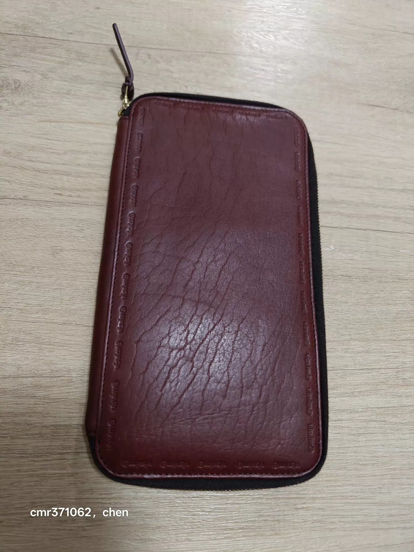 Visvim Visvim Veggie Travel Case Wallet Burgundy 95 New Riri Zip Size ONE SIZE - 1 Thumbnail