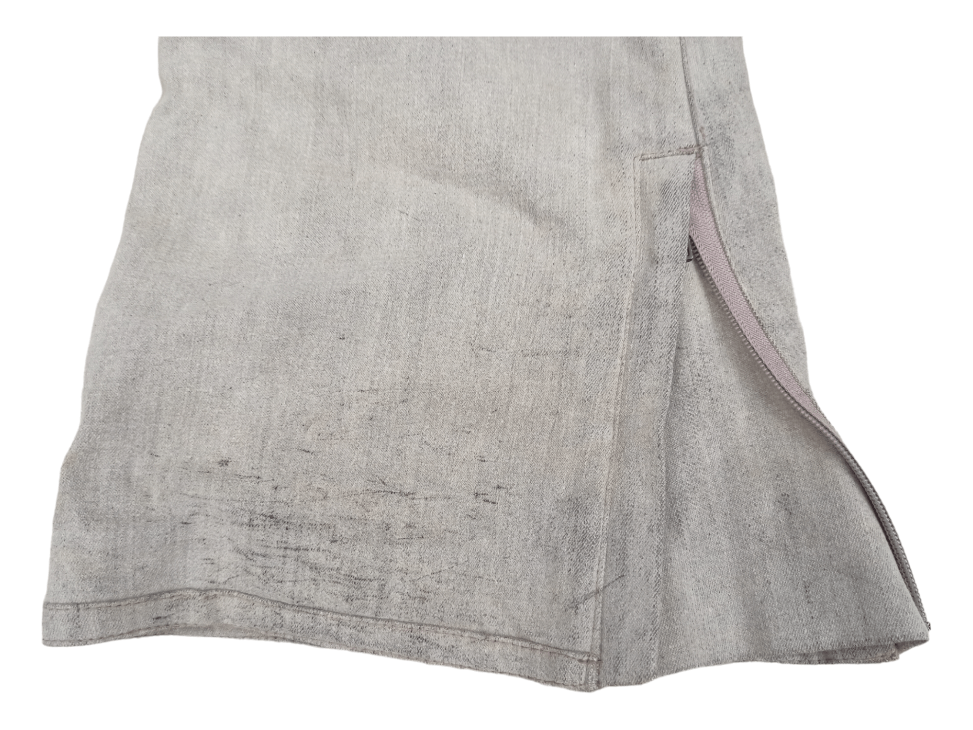 Japanese Brand L1 Premium Outerwear Mud Wash Zipper Leg Flared Pants Size US 32 / EU 48 - 7 Thumbnail