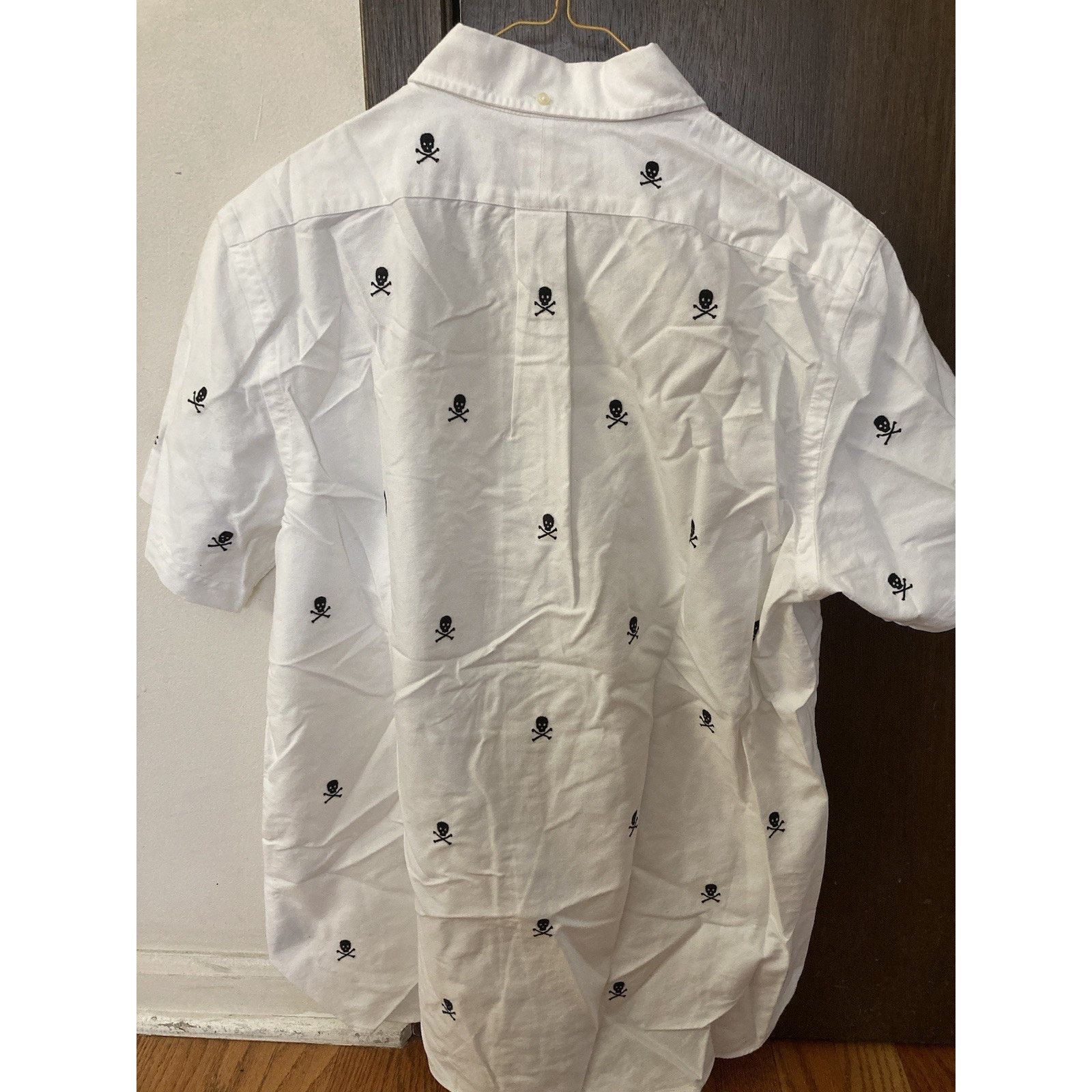 Polo Ralph Lauren NWT Ralph Lauren Skull Crossbones Logo Shirt White L Size US L / EU 52-54 / 3 - 4 Thumbnail