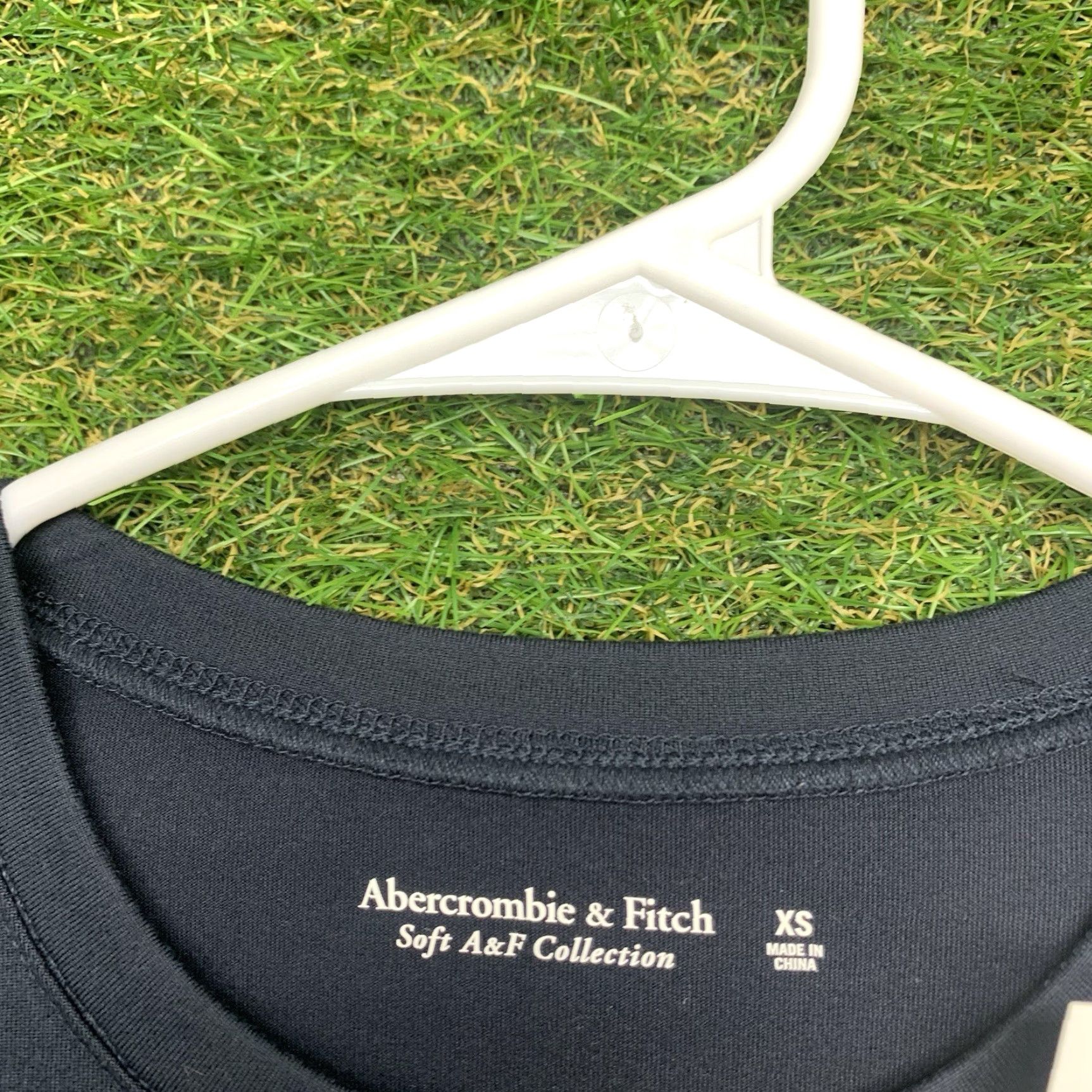 Abercrombie & Fitch ABERCROMBIE & FITCH Long Sleeve Bodysuit Womens XS Black Seamless Casual 90s Size XS / US 0-2 / IT 36-38 - 5 Thumbnail
