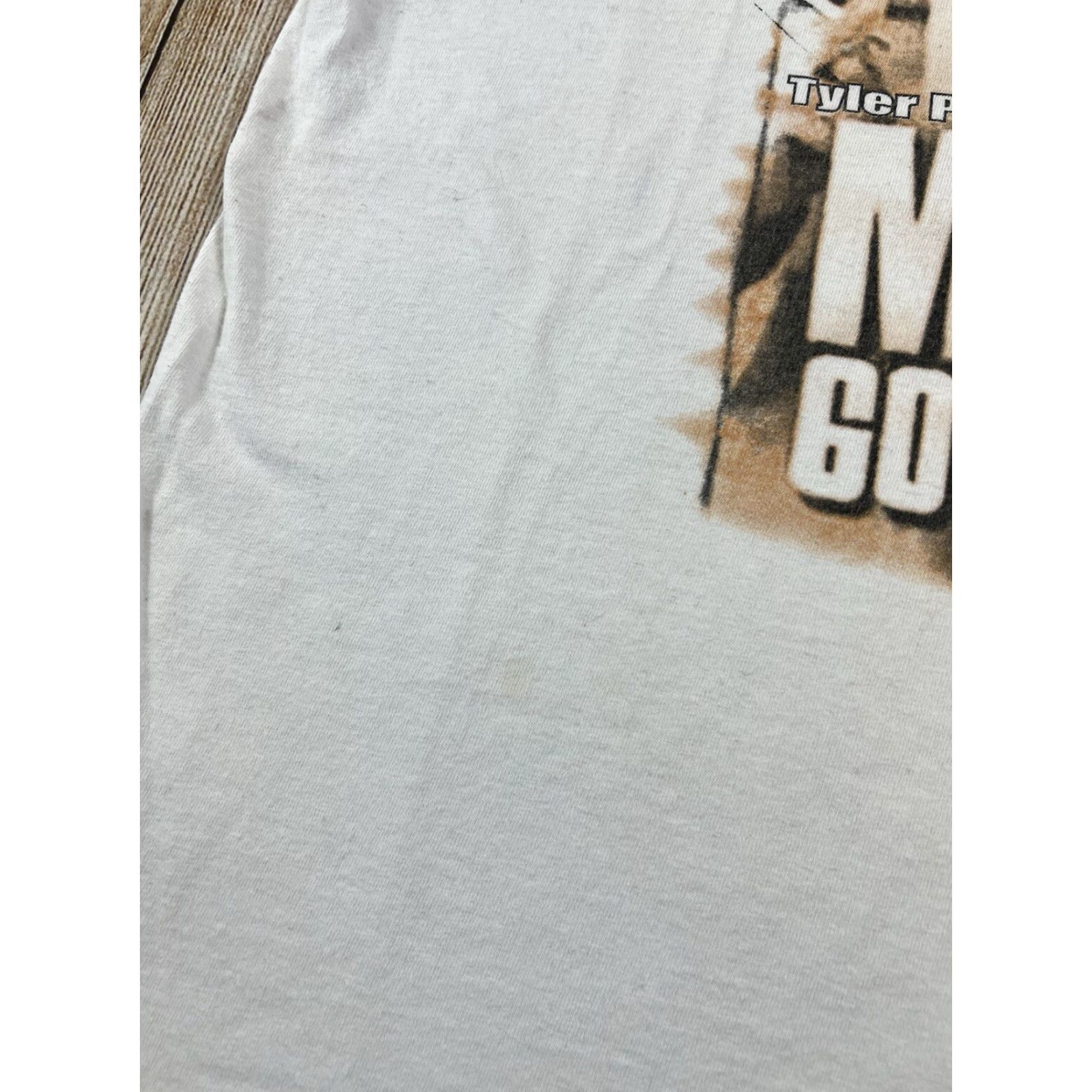 Gildan VINTAGE Tyler Perry Madea Goes To Jail Movie Promo T Shirt White XL Mens Short Sleeve Crew Neck Gildan Graphic Print Double-Sided Size US XL / EU 56 / 4 - 5 Thumbnail