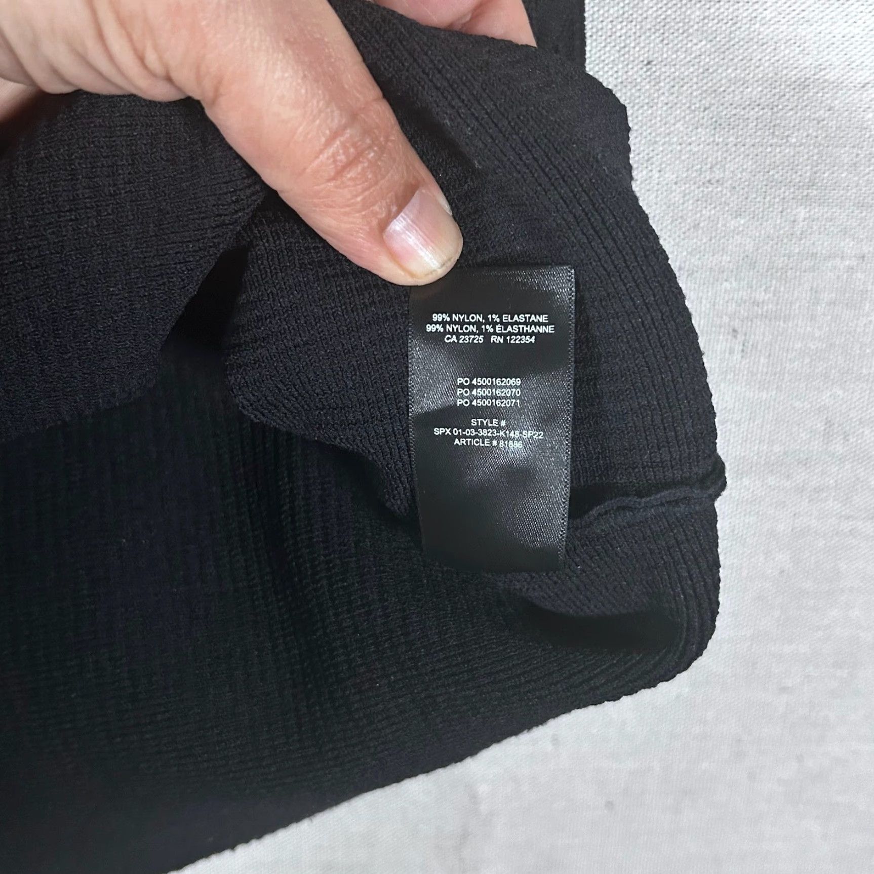 Vintage Babaton Halter Tank Black Knit Cropped Sleeveless Mens L Shirt? Size L / US 10 / IT 46 - 4 Thumbnail