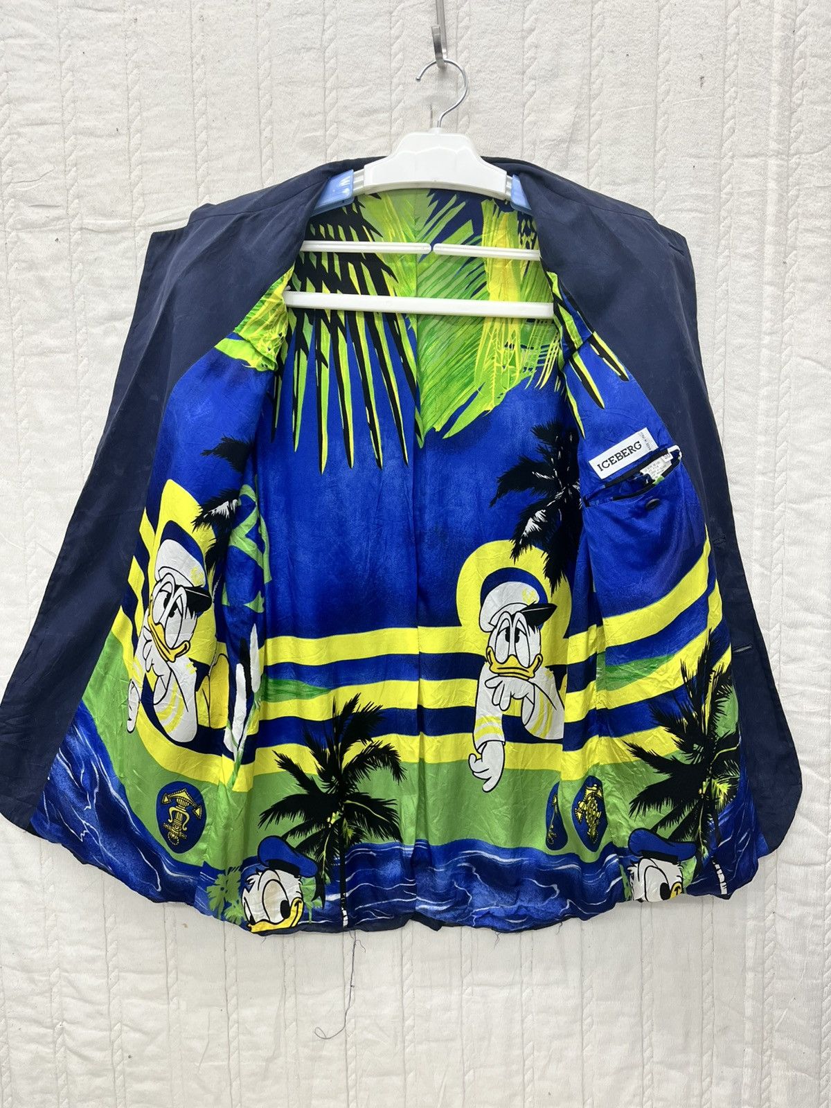 Iceberg × Vintage VTG ICEBERG 90s BLAZER JACKET DONALD DUCK Size US M / EU 48-50 / 2 - 1 Thumbnail