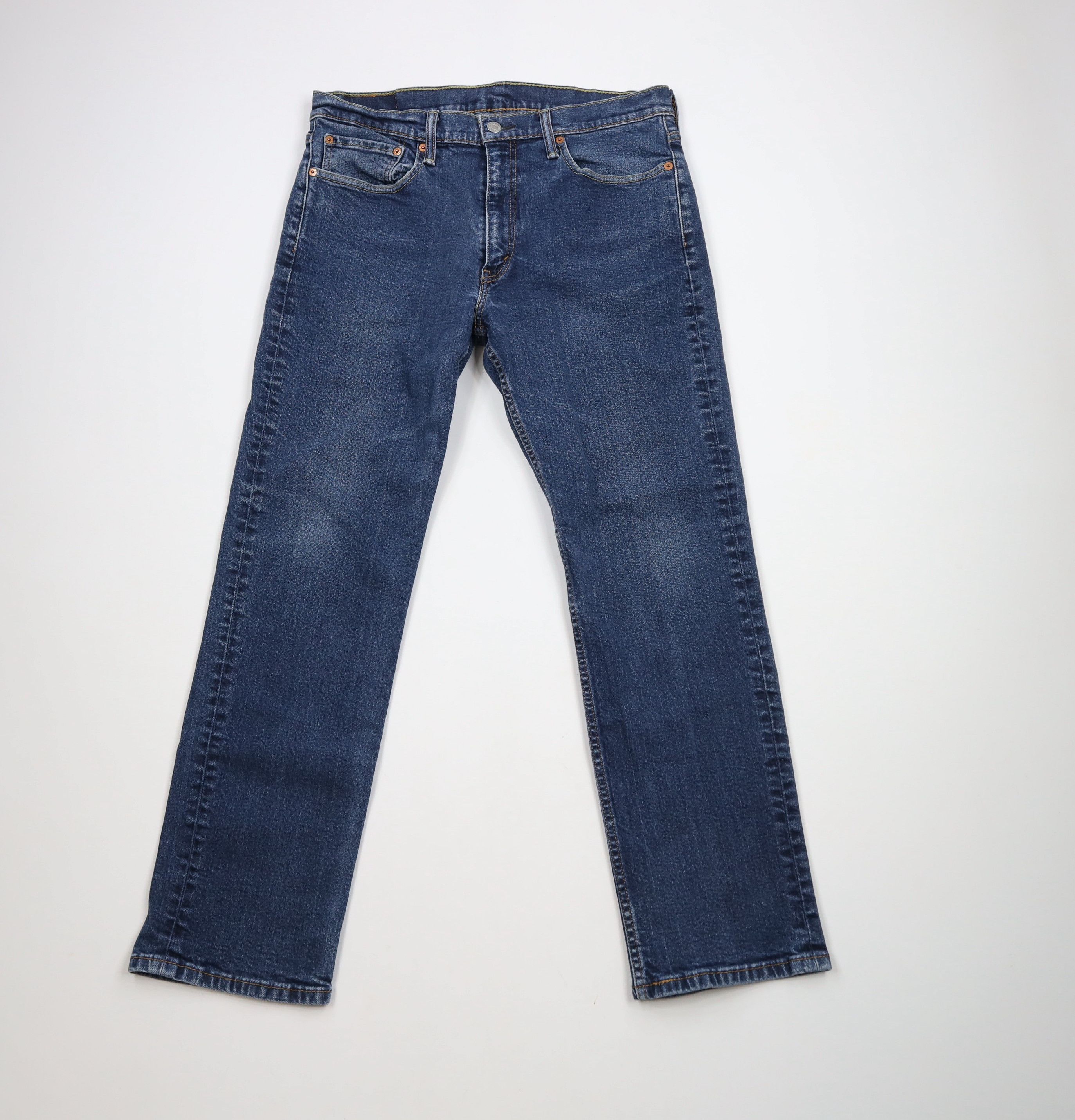 Levi's × Vintage Vintage Y2K Levis 514 Stretch Straight Leg Denim Jeans Blue Size US 36 / EU 52 - 1 Thumbnail