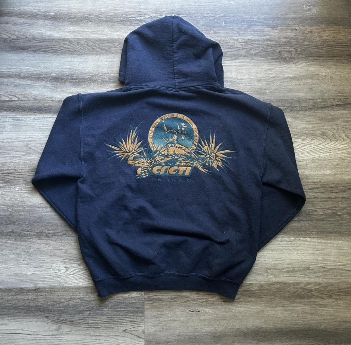 Travis Scott Travis Scott Cactus Jack (Cacti) Navy Blue Hoodie Size US S / EU 44-46 / 1 - 2 Thumbnail