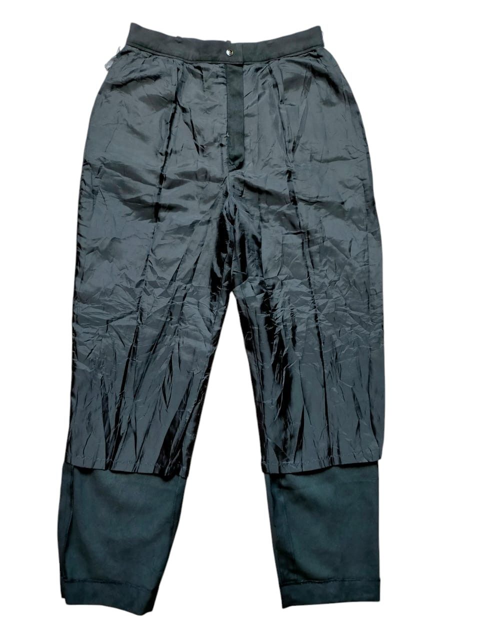 Christian Dior Monsieur Christian Dior Sport Moleskin Black Pants Size US 29 - 3 Thumbnail