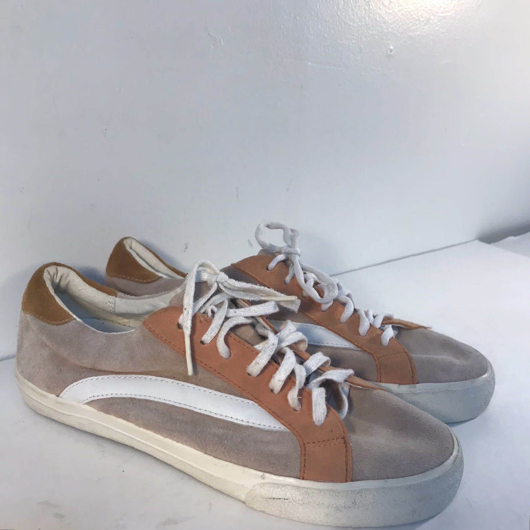 Madewell Madewell Multicolored Leather/Suede Sneakers Women’s Size 8M Casual Activewear Size US 8 / IT 38 - 2 Thumbnail