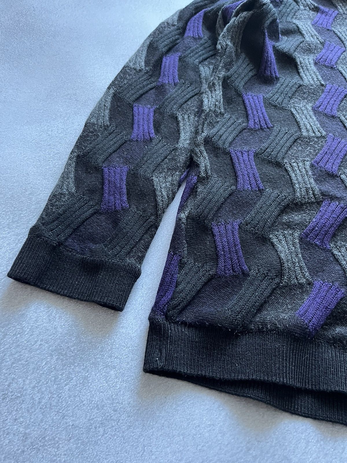 Other Vintage Carlo Colucci Luxury Sweater Coogi Style Size US L / EU 52-54 / 3 - 5 Thumbnail
