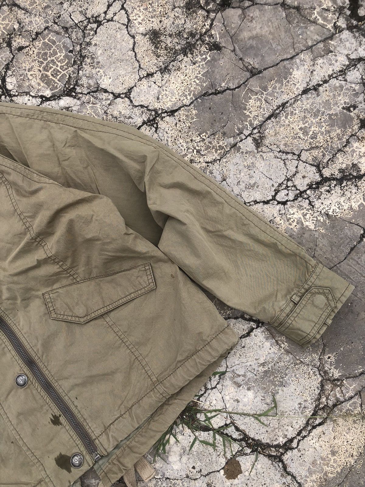 Japanese Brand Vintage Japanese Brands Evisu Military Zipper hoodie Jacket Size L / US 10 / IT 46 - 6 Thumbnail