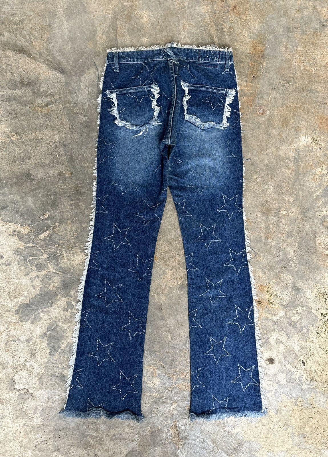 Hysteric Glamour Y2k Chuck Roaste's Star Ifsixwasnine Punk Style Jeans Size 29" - 4 Thumbnail
