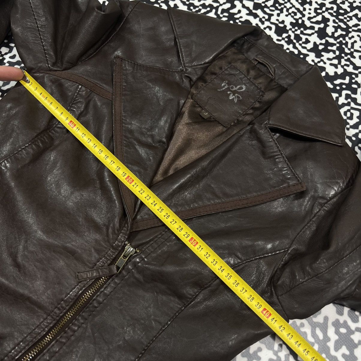 Japanese Brand Vintage Y2K Leather Zip Jacket Japanese Casual Casual Style Size S / US 4 / IT 40 - 19 Thumbnail