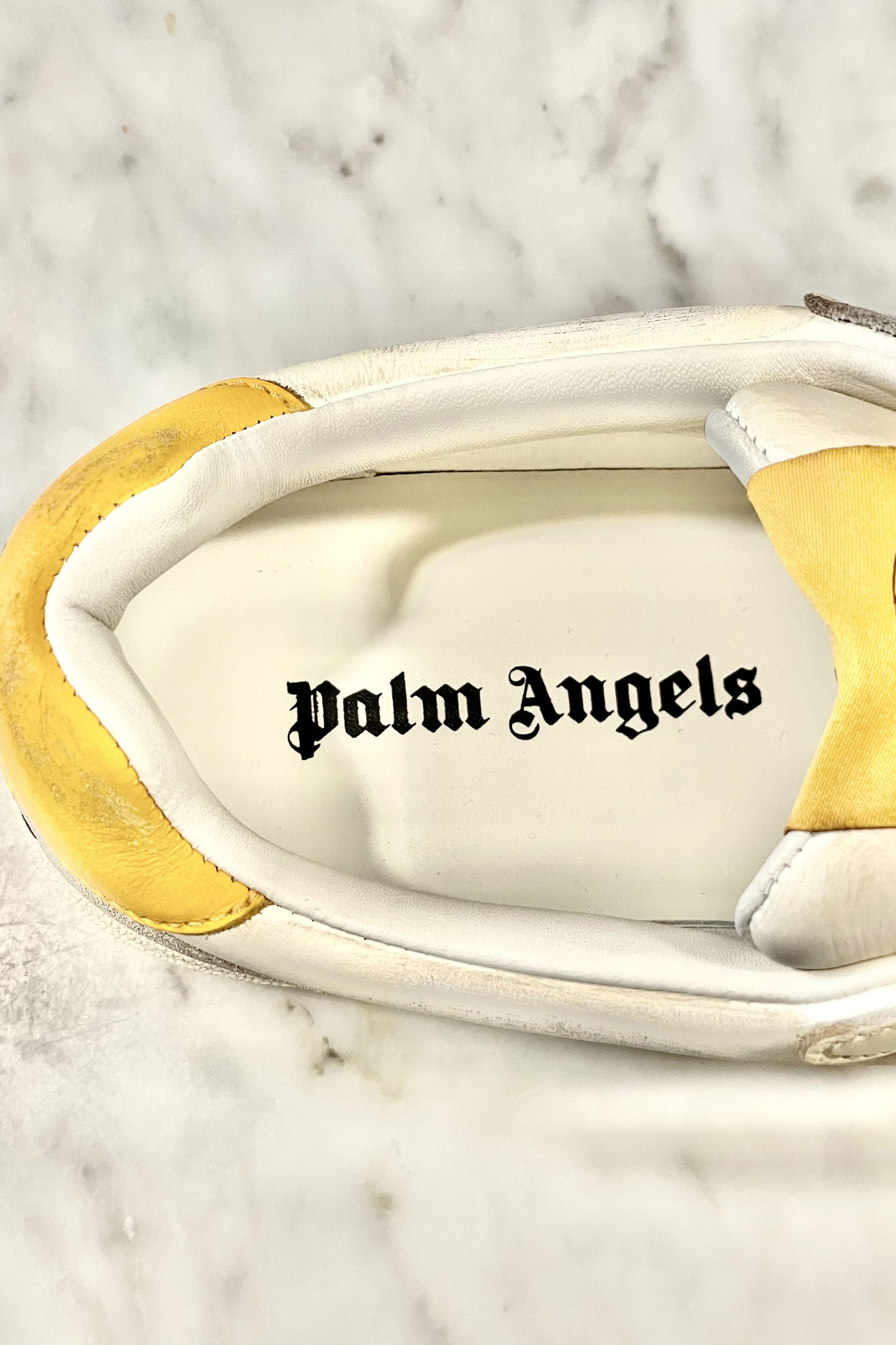 Palm Angels Palm Angels University Low Top Leather Sneaker Size US 7 / EU 40 - 6 Thumbnail