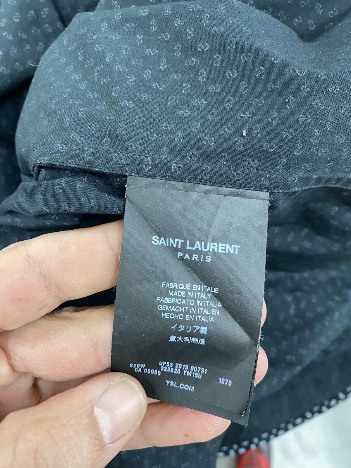Yves Saint Laurent Saint Laurent dollar sign shirt black small Hedi Slimane Size US S / EU 44-46 / 1 - 15 Thumbnail