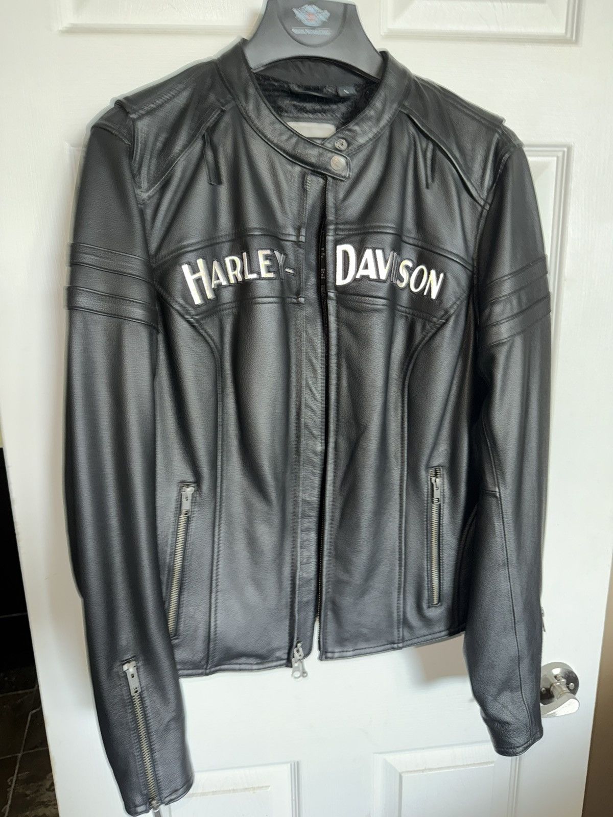 Harley Davidson Genuine leather women’s jacket Size L / US 10 / IT 46 - 1 Thumbnail