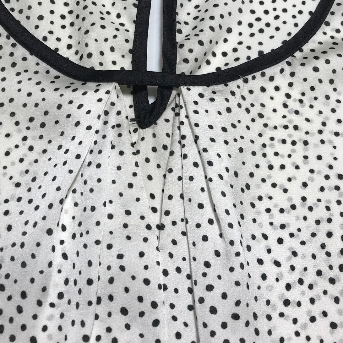 Other The Limited Polk-a-dot Round Neck Sleeveless Blouse S Size S / US 4 / IT 40 - 7 Thumbnail