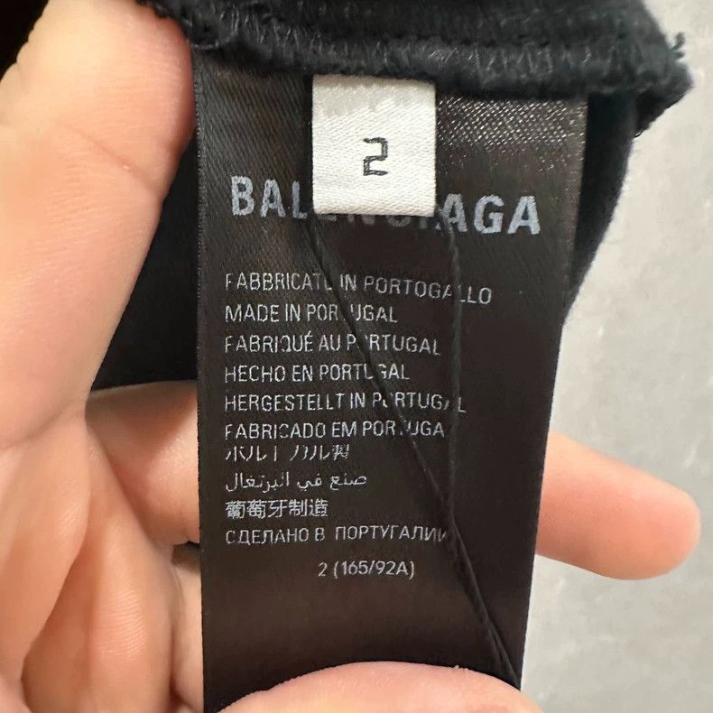 Balenciaga Balenciaga Overlapping phantom logo short sleeves Size US M / EU 48-50 / 2 - 6 Thumbnail