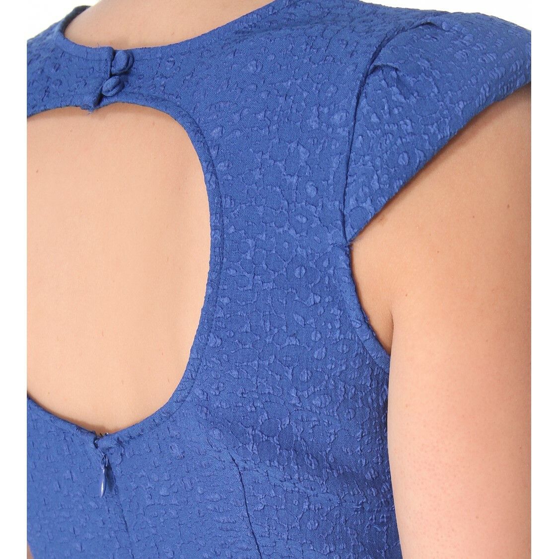 Rachel Zoe Ginta Drop Waist Ruffle Dress in Blue size 6 NWT MSRP $275 Size M / US 6-8 / IT 42-44 - 4 Thumbnail