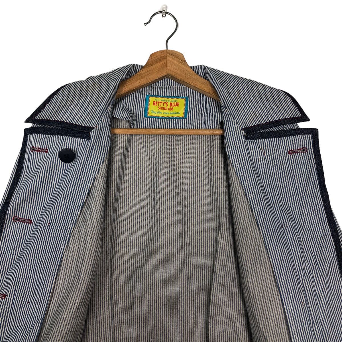 Japanese Brand 🔥Vtg Hickory Chore Jacket Striped Betty’s Blue Issey Miyake Size US M / EU 48-50 / 2 - 12 Thumbnail
