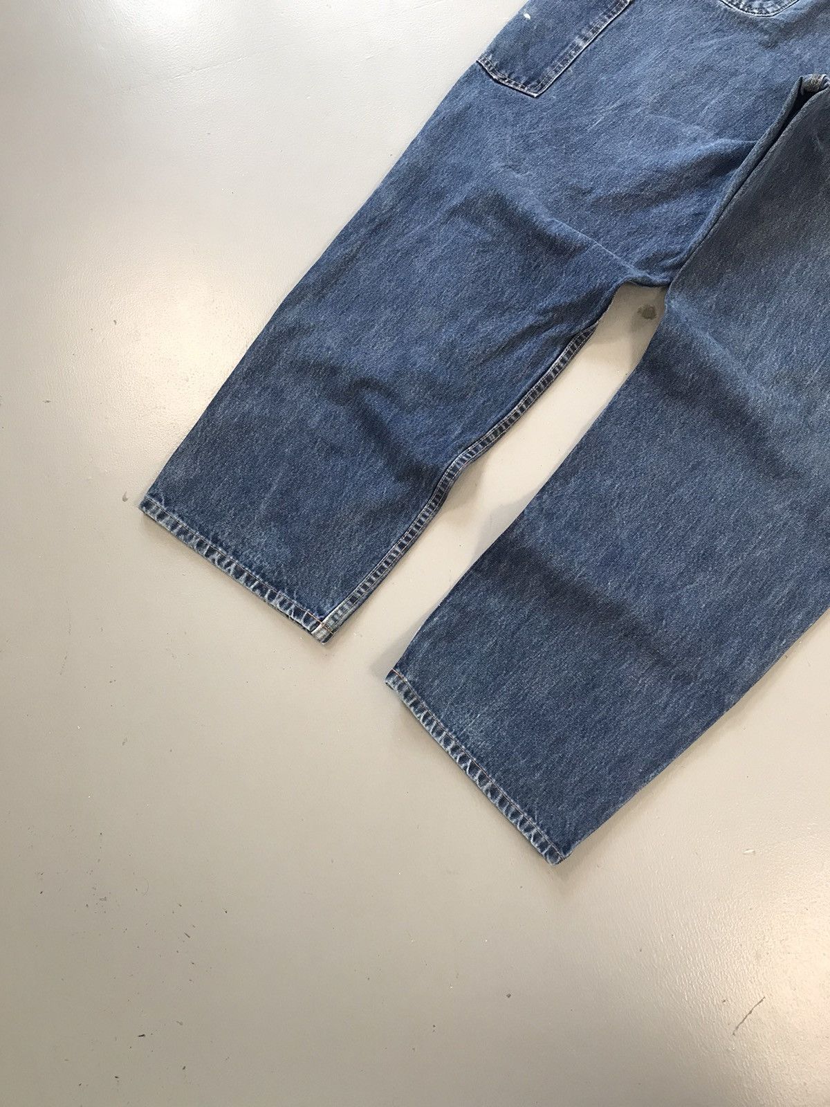 Carhartt × Vintage Vintage Carhartt 103890 I10 double knee carpenter denim Size US 39 - 11 Thumbnail
