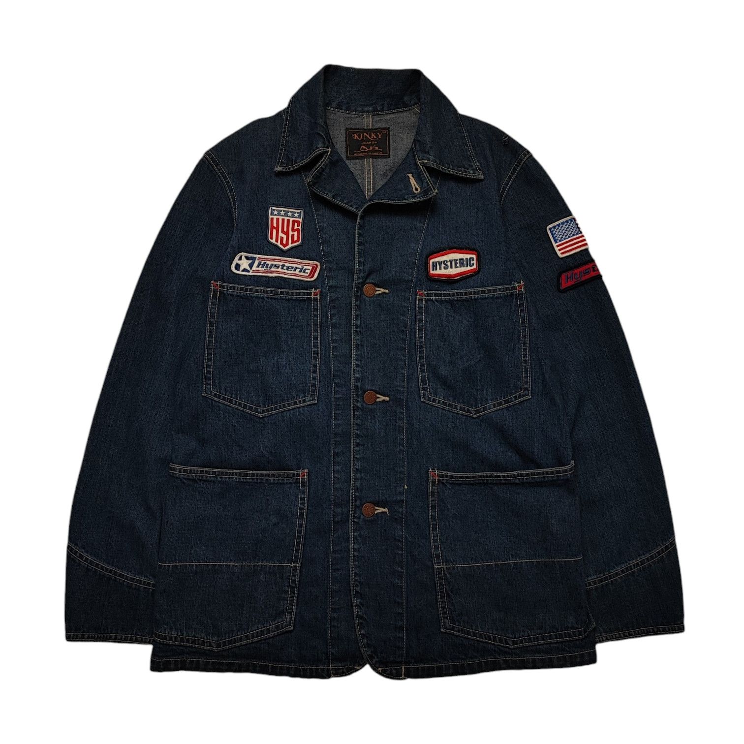 Hysteric Glamour × Vintage Vintage Hysteric Glamour Denim Chore Jacket Size US S / EU 44-46 / 1 - 1 Thumbnail