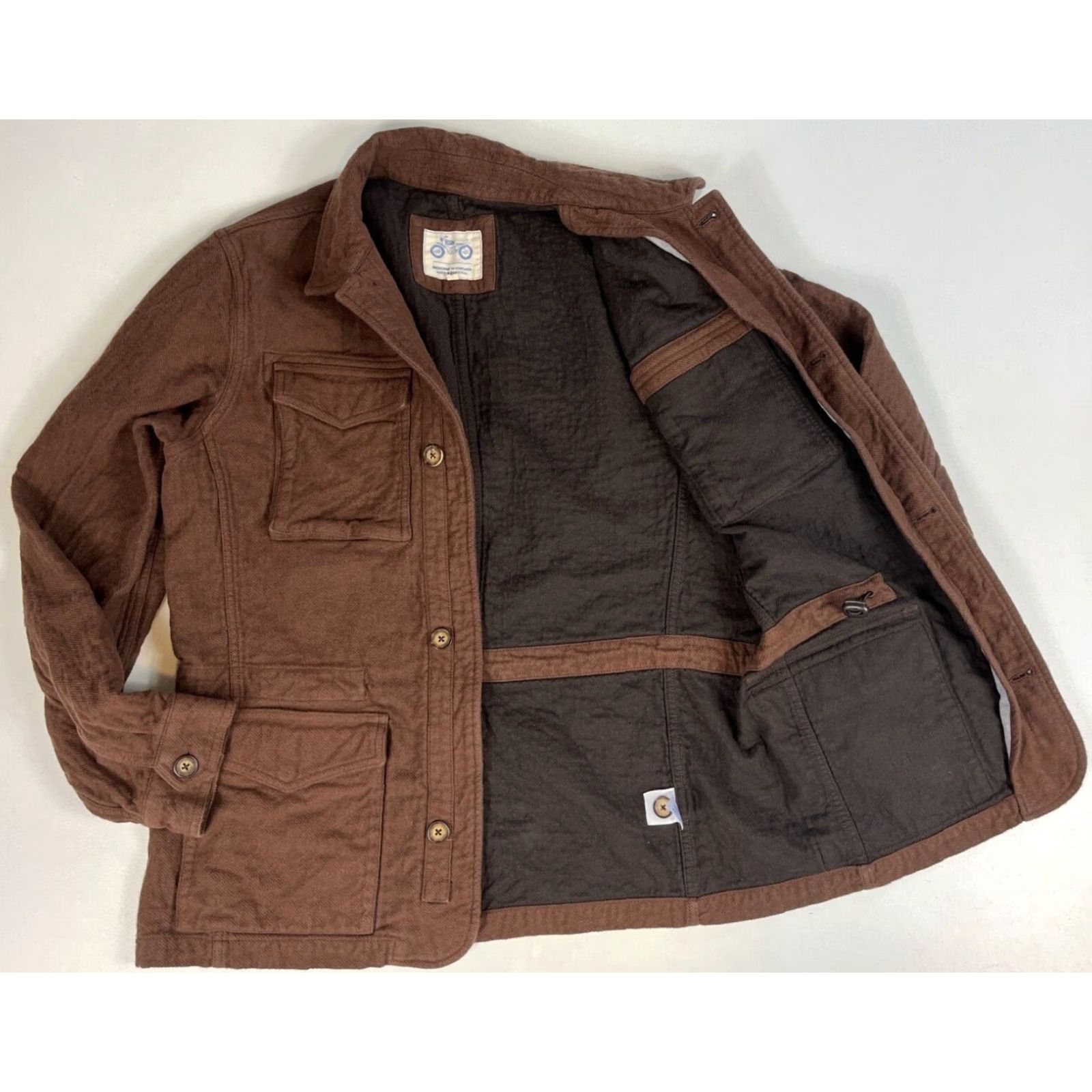 Vintage Mugsy Charles Grizzlies Jacket Mens Brown Sz L Vintage Mahogany Mugsy Jacket Size US L / EU 52-54 / 3 - 7 Thumbnail