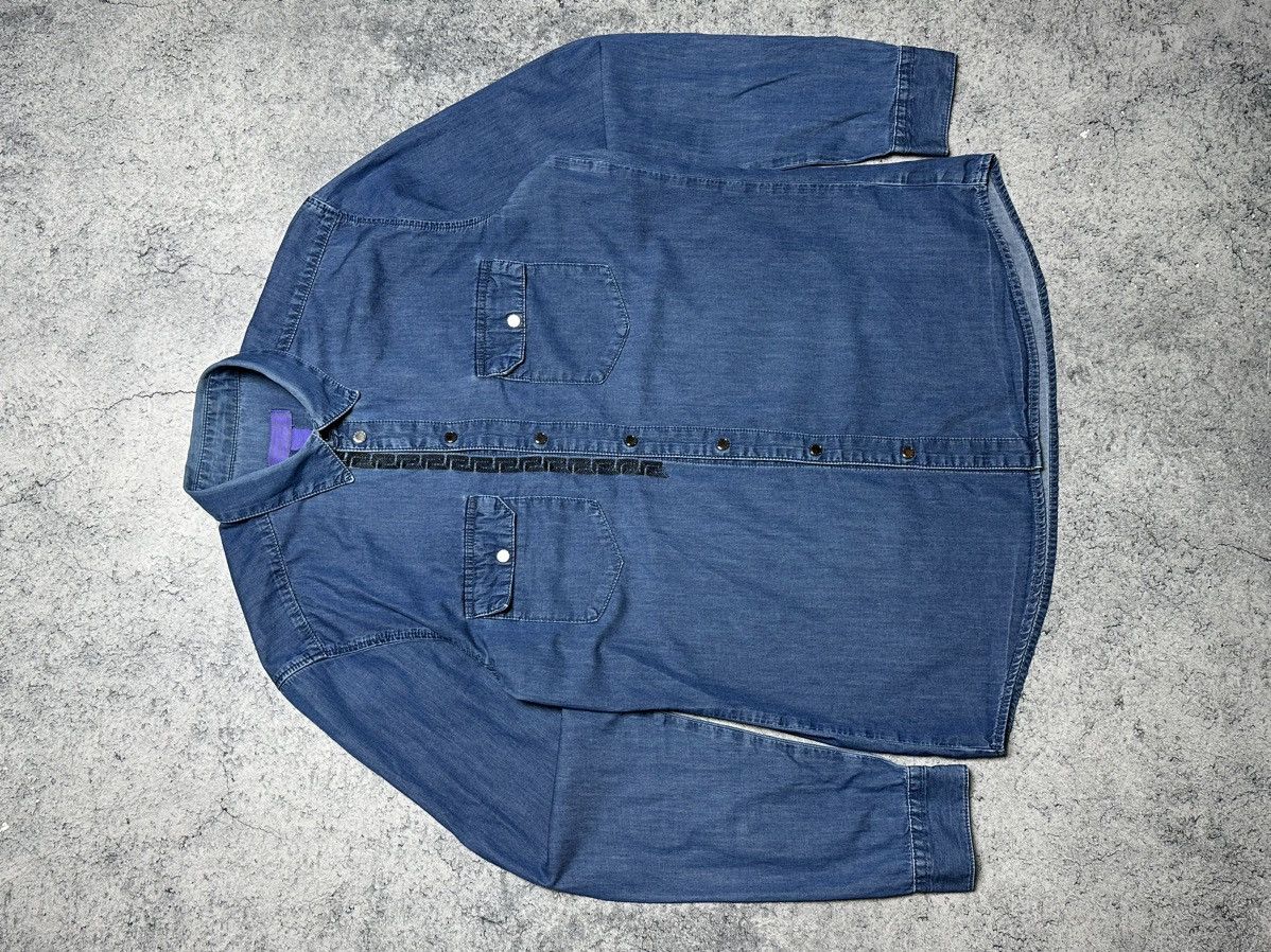 H&M × Versace Versace x H&M Denim Jeans Long Sleeve Shirt Size US L / EU 52-54 / 3 - 4 Thumbnail