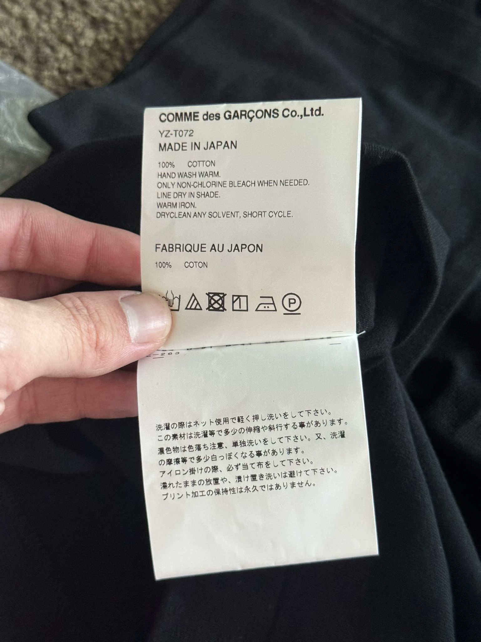 Comme des Garcons PLAY Graphic Heart Long-Sleeve Tee Size US XL / EU 56 / 4 - 7 Thumbnail