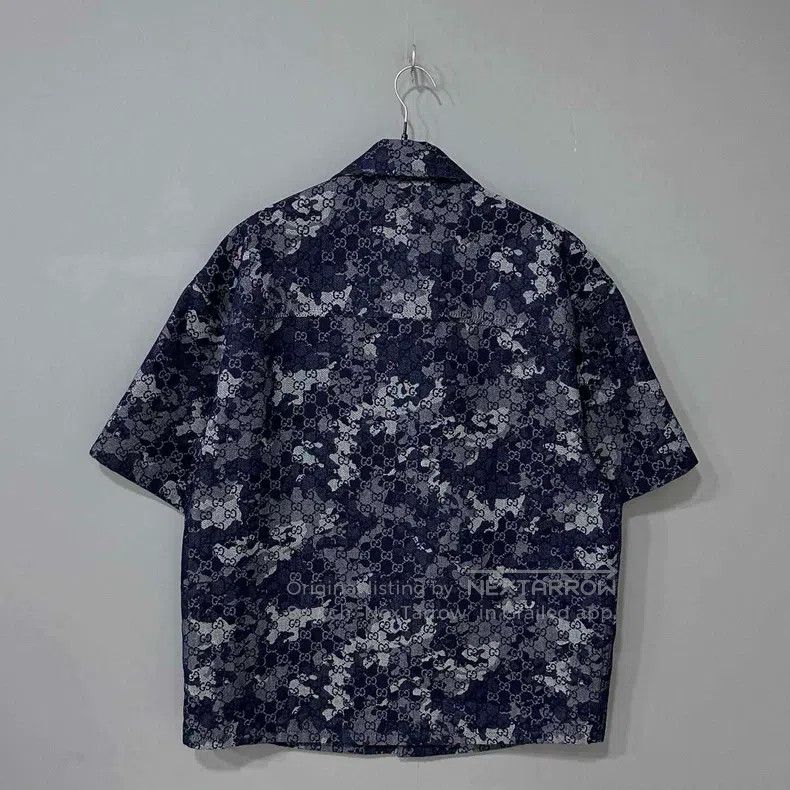 Gucci Gucci Ss25 blanket full print short shirt Size US M / EU 48-50 / 2 - 2 Thumbnail
