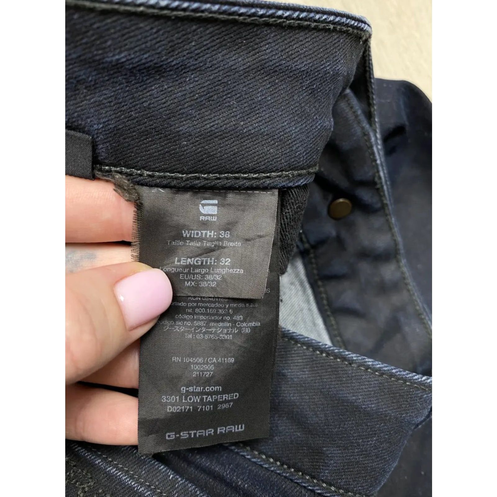 G-Star G Star Raw Vintage Mens Jeans Jeans 38 Denim Blue Regular 32in Inseam Straight Stars 90s Mens Size US 38 / EU 54 - 3 Thumbnail