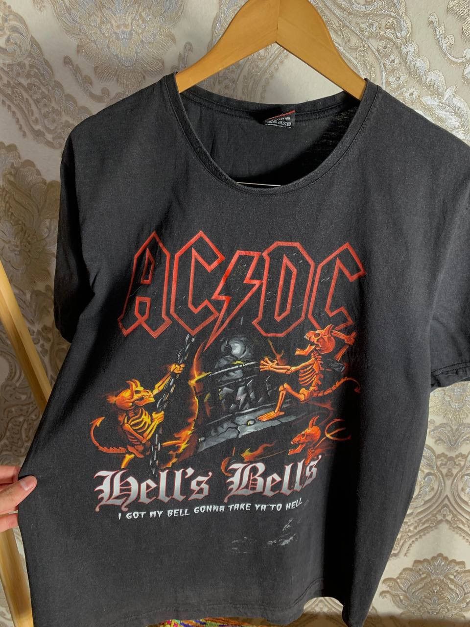 AC/DC × Vintage VERY RARE AC/DC T-SHIRT TOUR BAND ROCK METAL PANK Y2K RETRO Size US XL / EU 56 / 4 - 3 Thumbnail