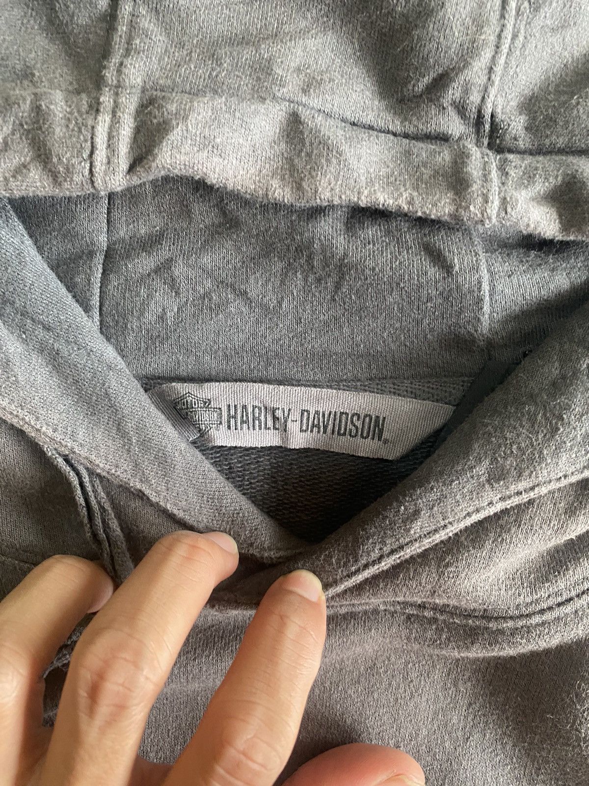 Harley Davidson × Vintage Faded Harley Davidson Pullover Hoodie 90s Y2K Size US XL / EU 56 / 4 - 4 Thumbnail