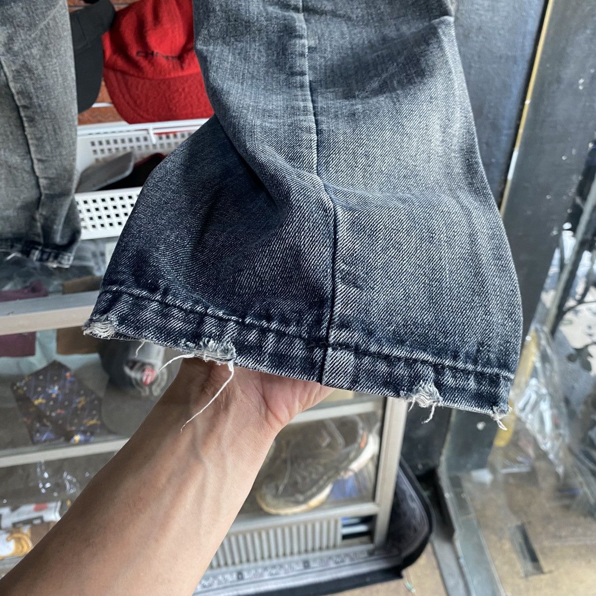 Hysteric Glamour Breathmint Japanese Brand Double Knee Multi-Zip Denim Jeans Size US 33 - 6 Thumbnail