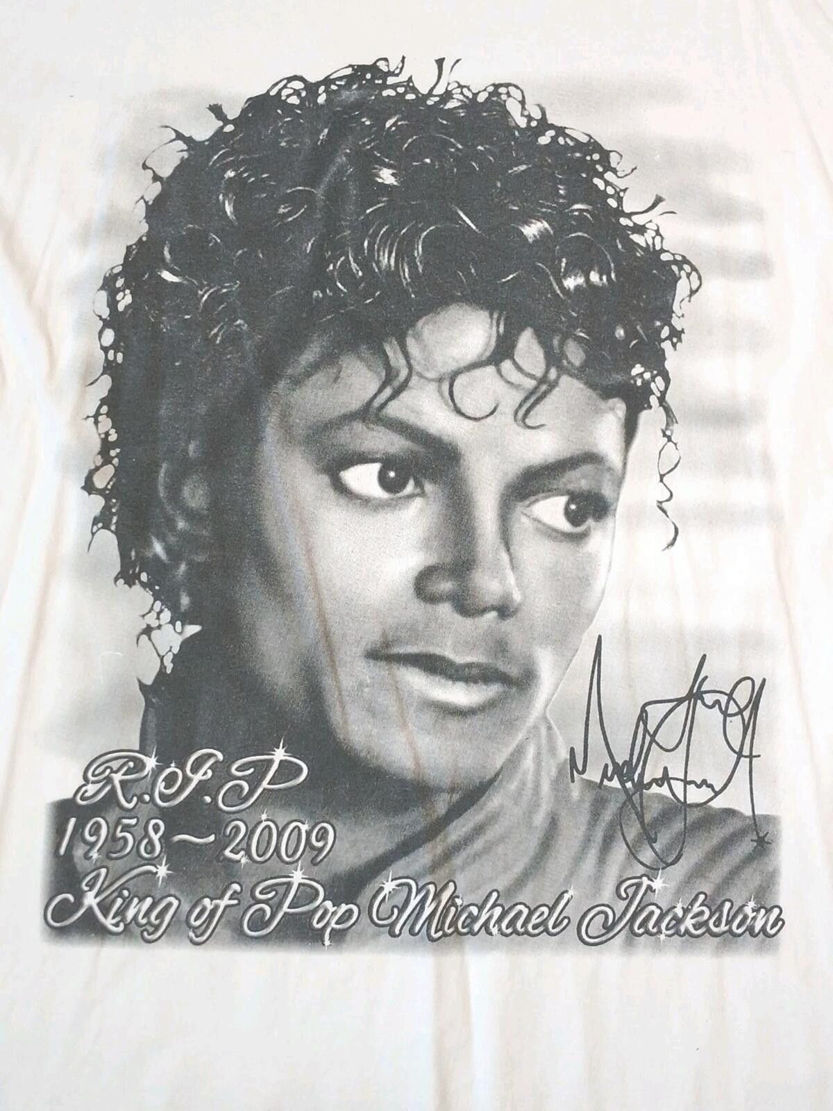 Michael Jackson Michael Jackson Size 3XL Graphic Portrait Memorial T-Shirt Size US XXL / EU 58 / 5 - 4 Thumbnail
