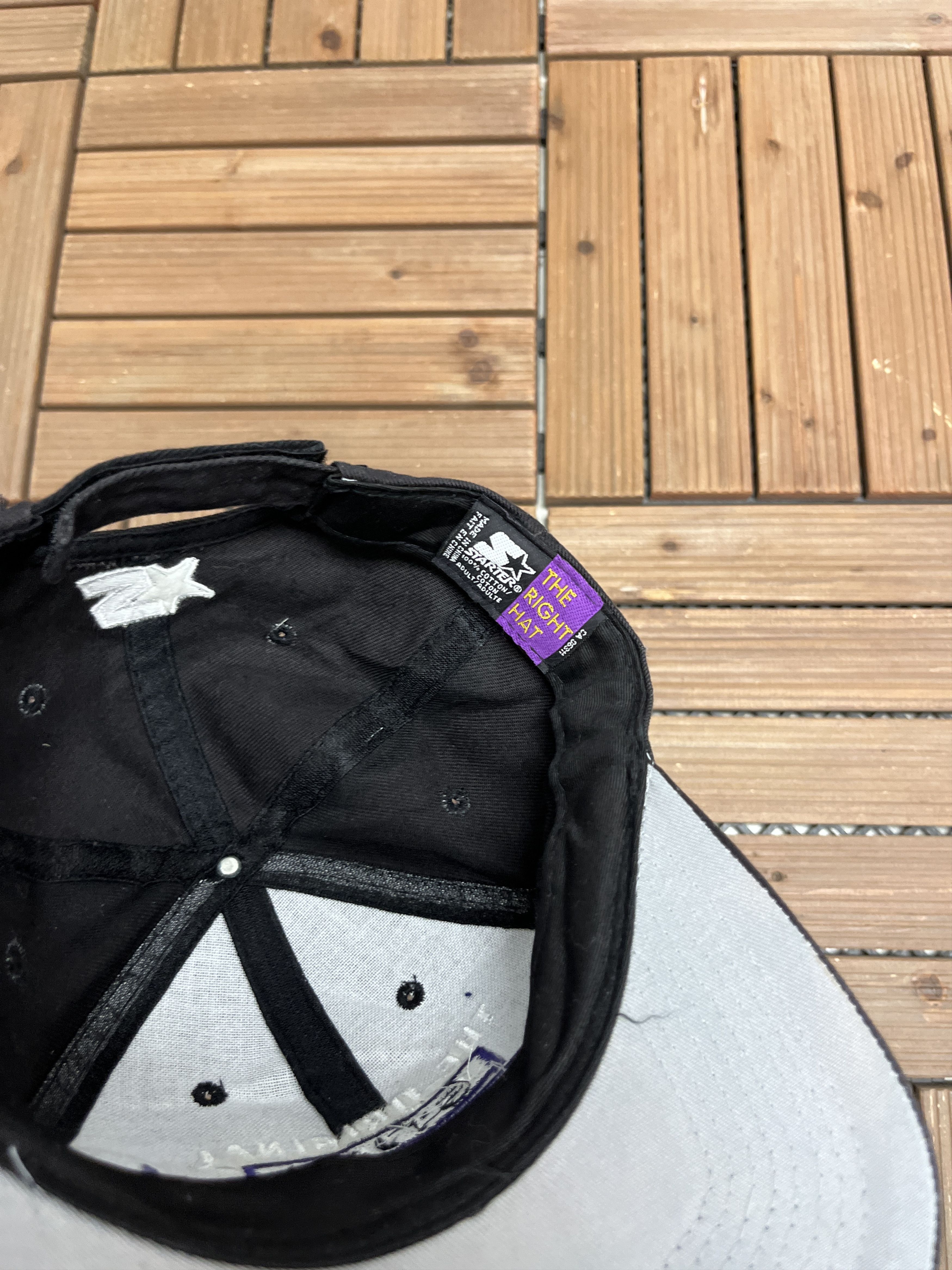 Starter × Vintage The Original Stiff Vodka Vintage Strap Back Black Hat Cap Size ONE SIZE - 6 Thumbnail