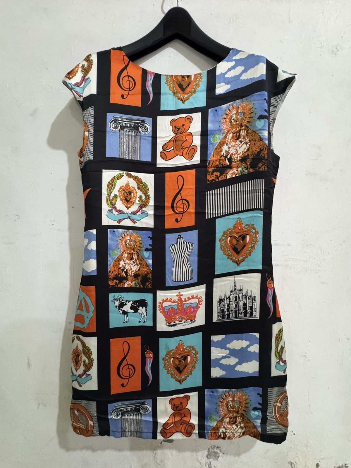 Love Moschino VINTAGE LOVE MOSCHINO MINI DRESS Size L / US 10 / IT 46 - 1 Thumbnail