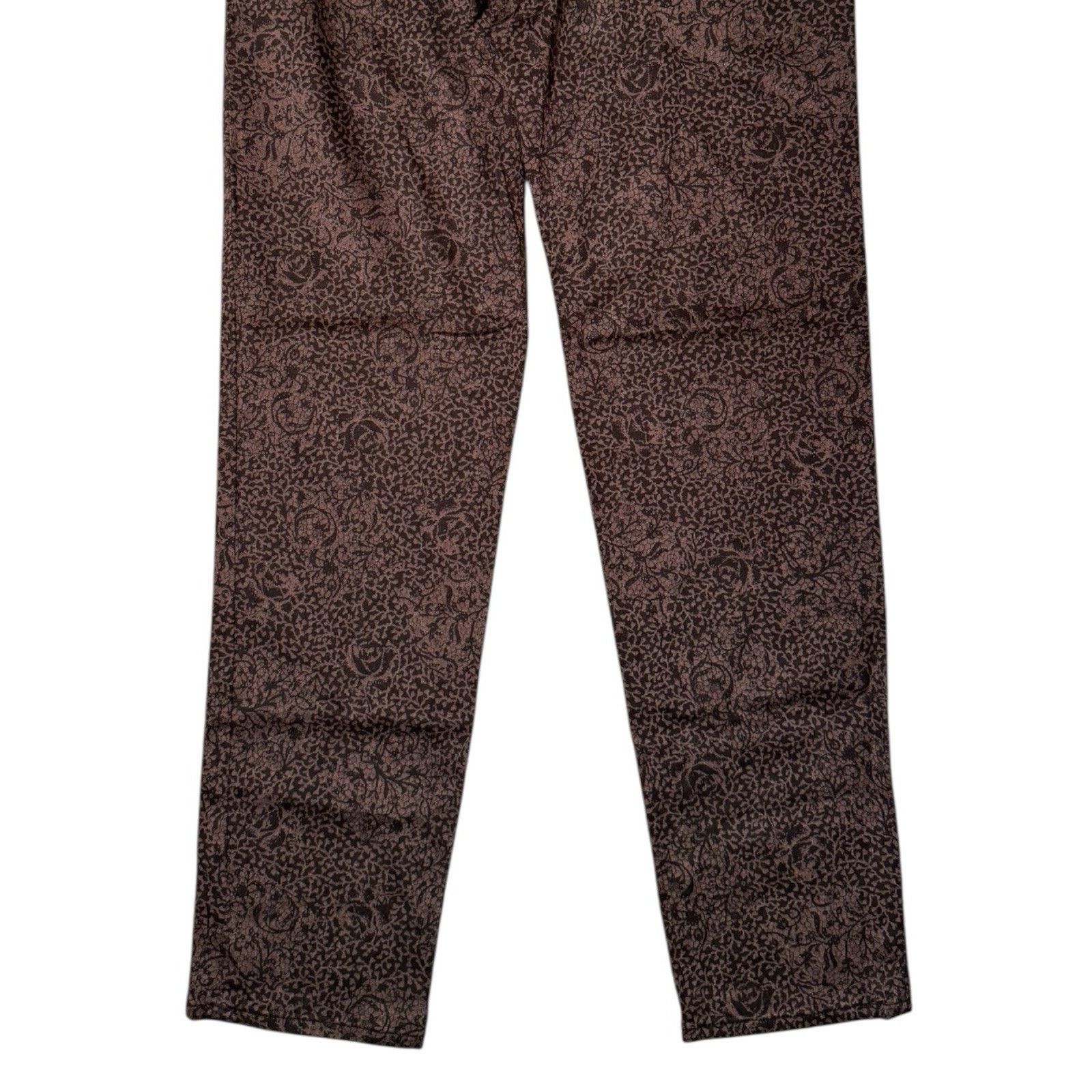 Other Padi Couture NEW Brown Patterned Trousers Straight Leg Size 26" / US 2 / IT 38 - 7 Thumbnail