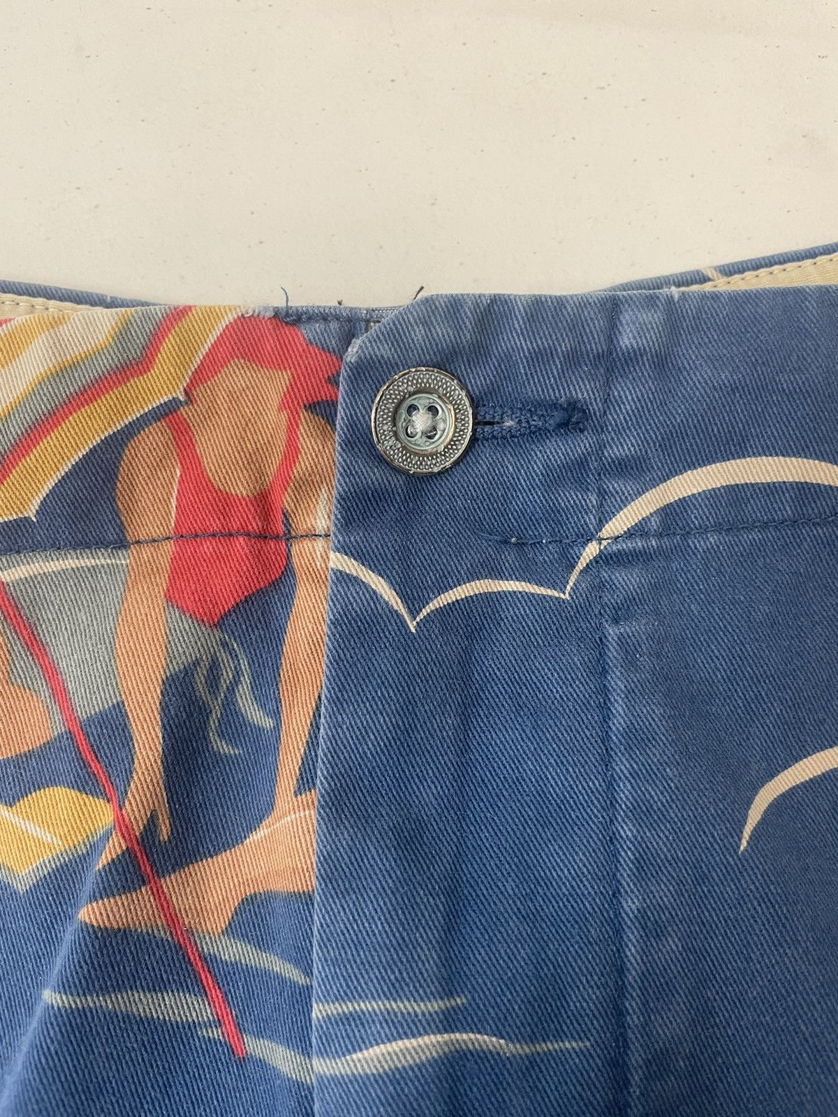 Polo Ralph Lauren × Vintage Paddle Board Print Chino Shorts Size US 38 / EU 54 - 3 Thumbnail