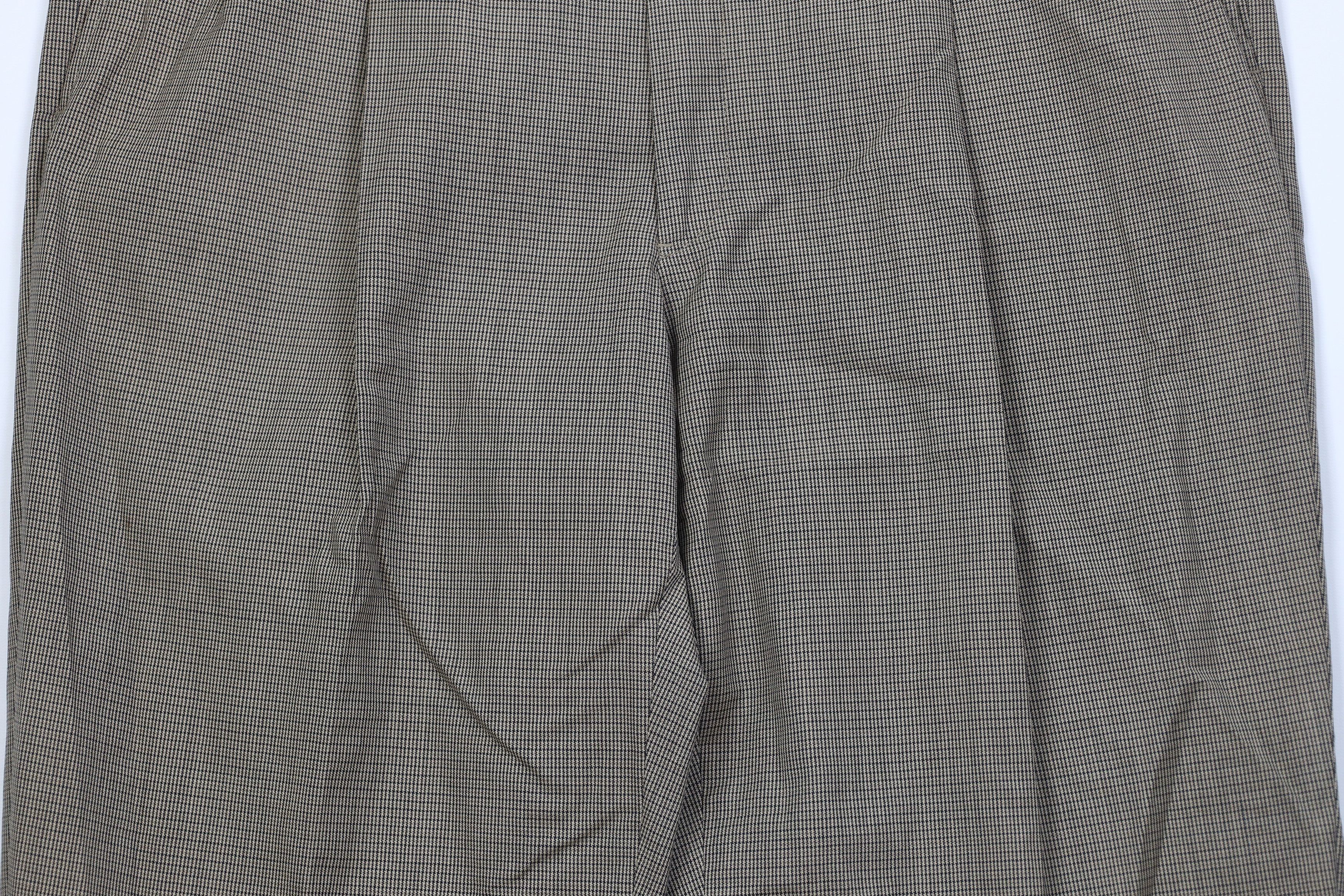 Vintage Vintage 90s Streetwear Wide Leg Chino Pants Houndstooth Size US 38 / EU 54 - 3 Thumbnail