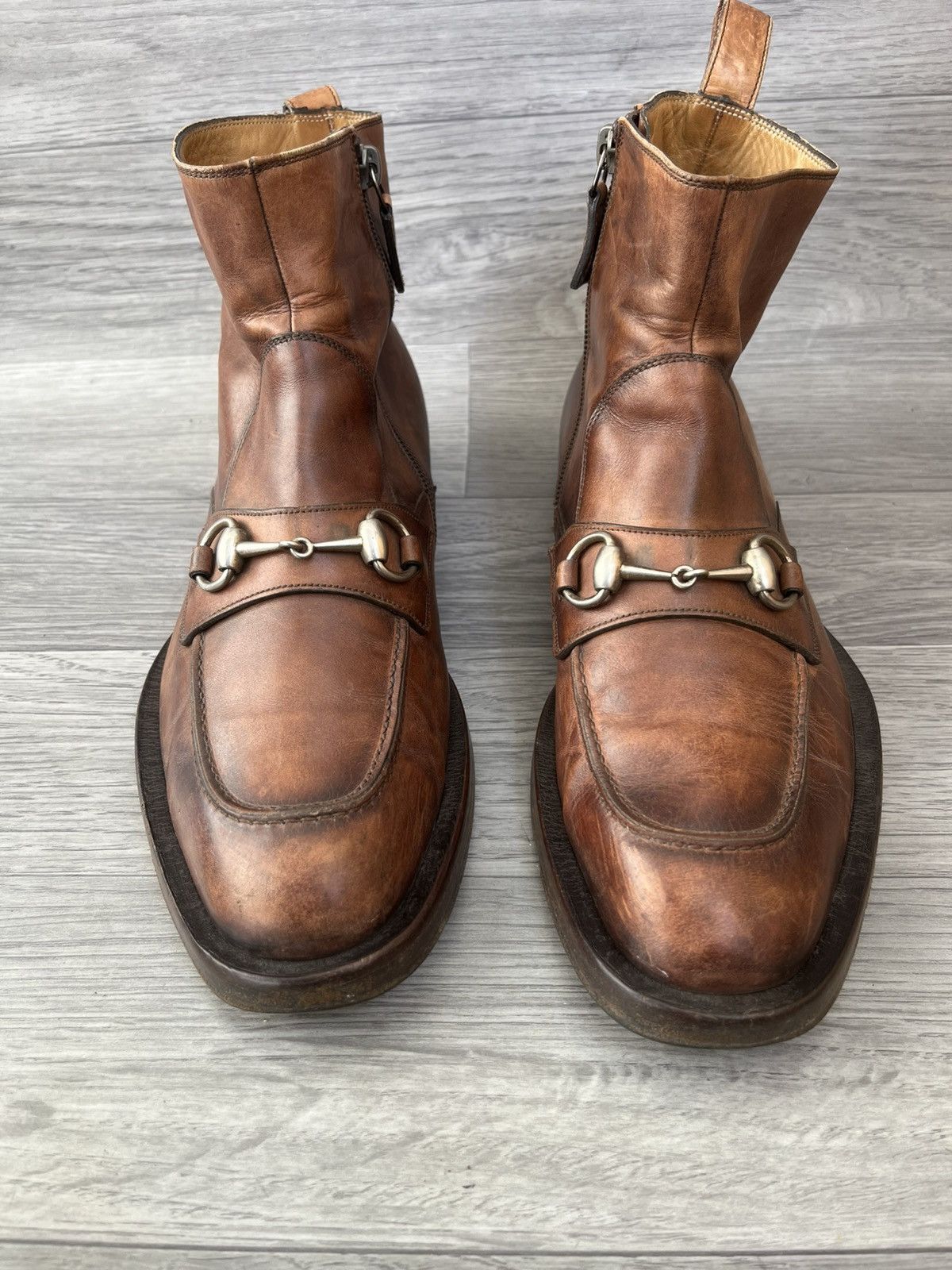 Gucci Gucci horsebit leather dress boots uk7 Size US 8 / EU 41 - 2 Thumbnail