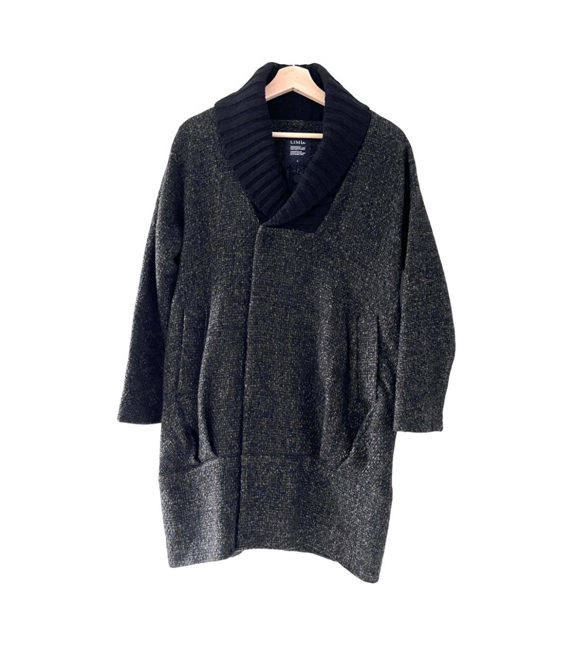 Limi Feu Tweed Wool Coat Cardigan -Japanese Designer -Made In Japan Size S / US 4 / IT 40 - 1 Thumbnail
