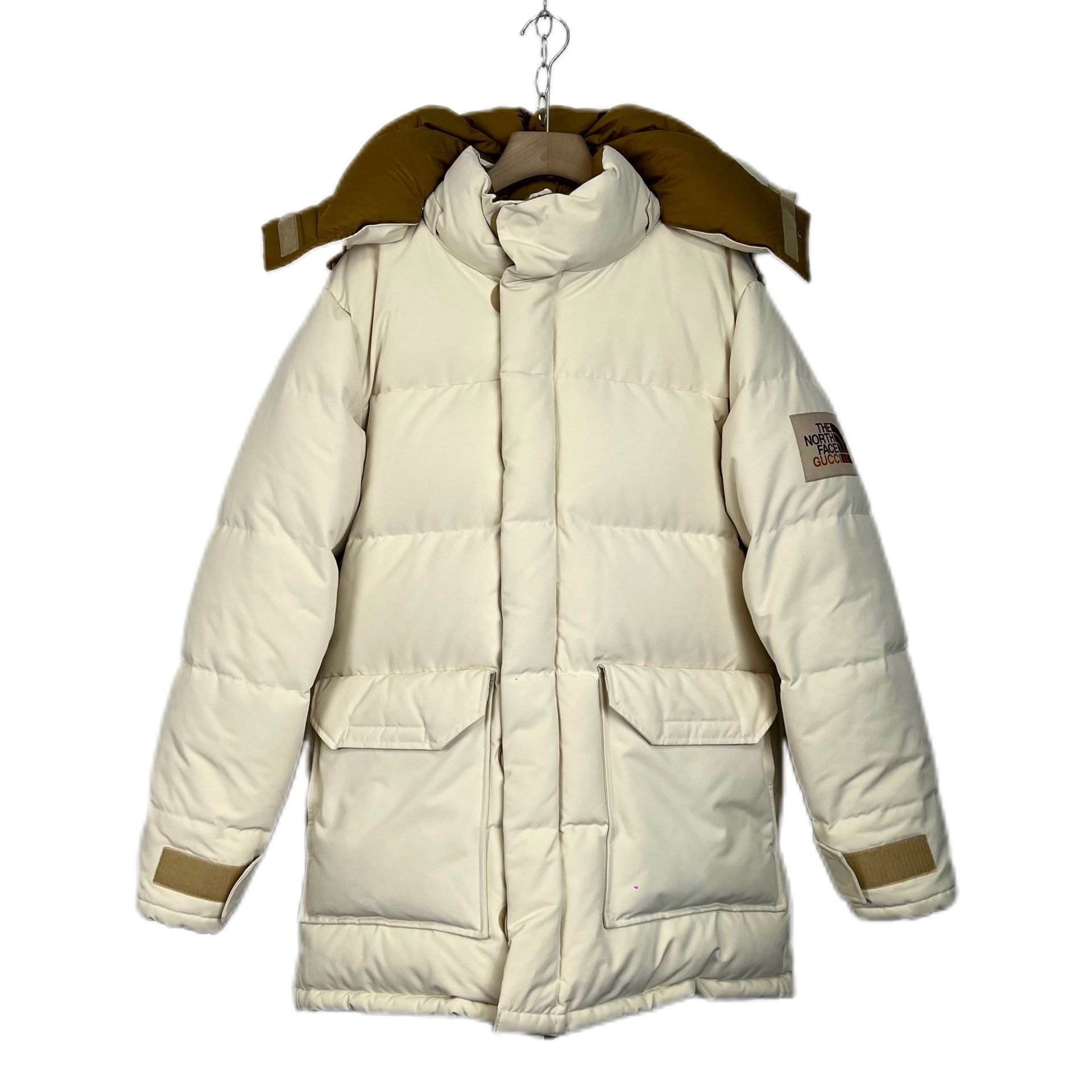 The North Face Gucci x The North Face Beige Down Jacket Size US S / EU 44-46 / 1 - 1 Thumbnail