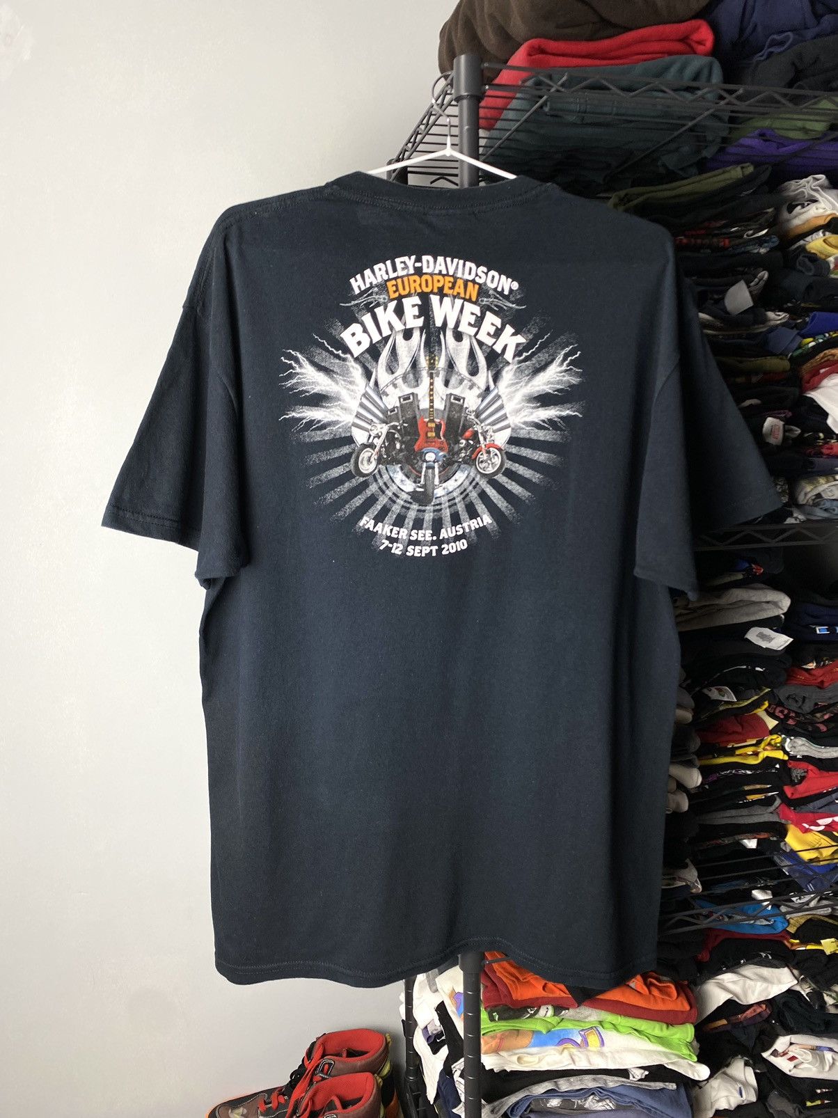 Harley Davidson × Vintage × West Coast Choppers Vintage Harley Davidson Tee Shirt Choppers 2000’s Size US L / EU 52-54 / 3 - 2 Thumbnail