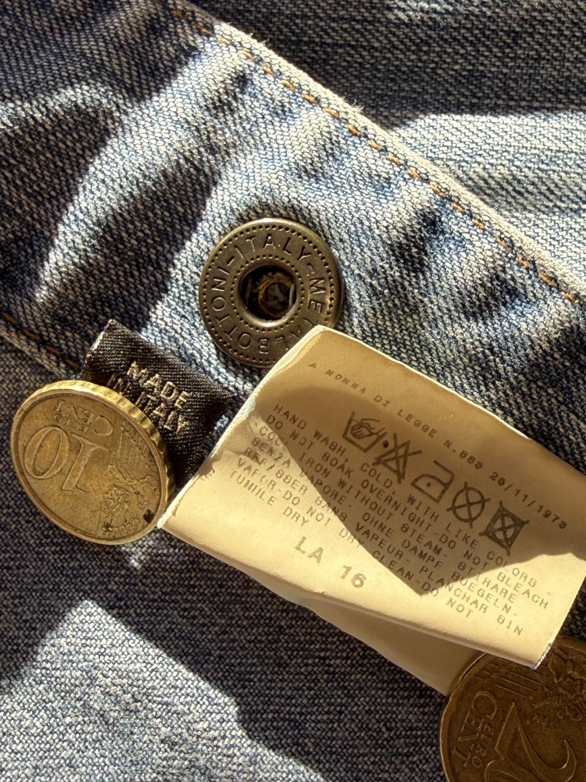 Just Cavalli Roberto Just Cavalli Vintage Denim Trim Blue Jacket S Italy Size S / US 4 / IT 40 - 8 Thumbnail