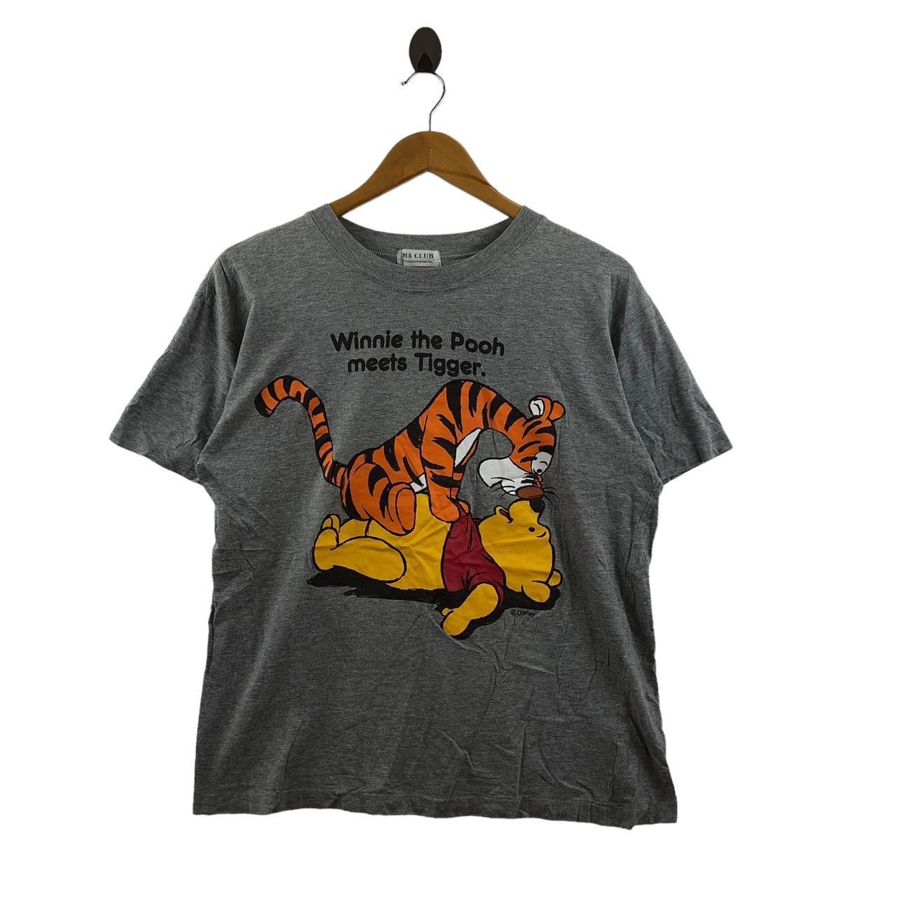 Disney Vintage WINNIE THE POOH & TIGGER Dia Club Cartoon Tee Shirt Size M / US 6-8 / IT 42-44 - 1 Thumbnail