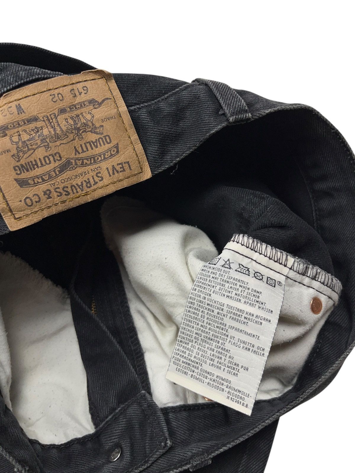 Levi's Vintage 90s Levi’s 615 02 Orange Tab Washed Jeans Denim Size US 32 / EU 48 - 11 Thumbnail