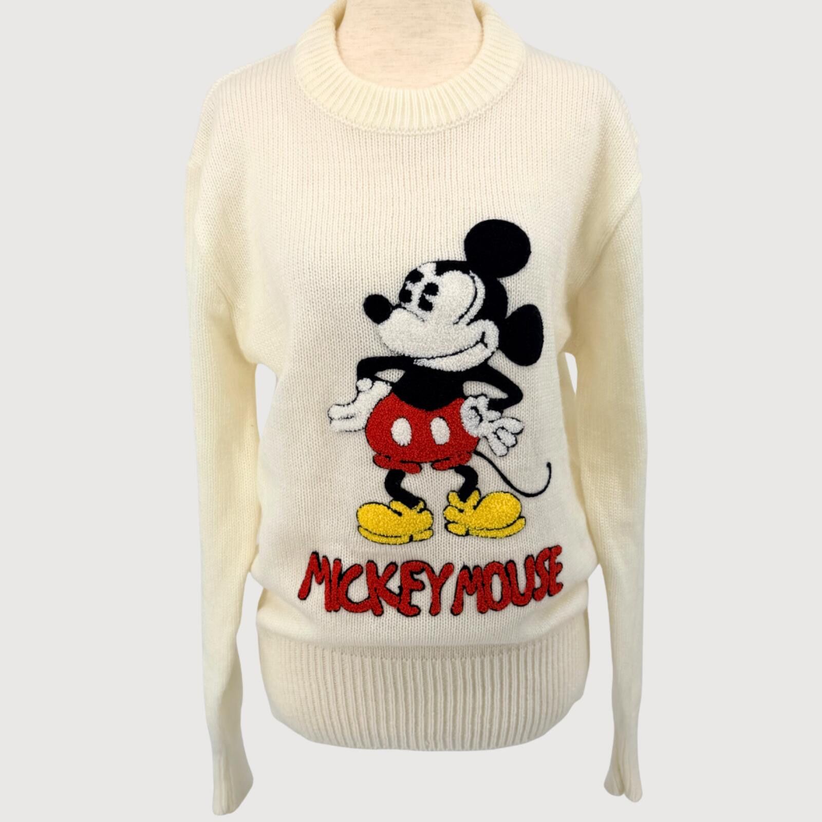 Disney Vintage Mickey Mouse Sweater Disney Graphic Knit S Size ONE SIZE - 1 Thumbnail